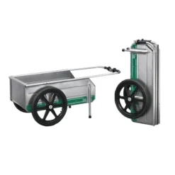 Tipke Manufacturing Company Foldit 2200 Do It All Portable Rust Resisting Aluminum Folding Utility Cart, 330 Lb Capacity, Green Stripe (2 Pack) -Garden & Outdoors GUEST 61cacd05 8160 438b ba31 5c68bf5665f6