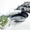 GreenPan Greenwich 12" Stainless Steel Frypan With Lid -Garden & Outdoors GUEST 620b8e16 405d 4129 86cf 7a62cb57e0b2
