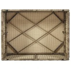 5pc Wicker Patio Seating Set With Cushions - Brown/Beige - GODEER -Garden & Outdoors GUEST 6367ec6f 0261 466b accc b87f0abae0fb