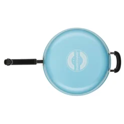 Farberware Eco Advantage 12.5" Nonstick Ceramic Deep Frying Pan With Helper Handle