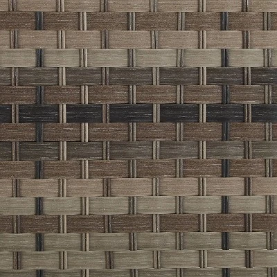 Prescott Outdoor Wicker Ottoman - Taupe/Brown - Crosley 6 Prescott Outdoor Wicker Ottoman - Taupe/Brown - Crosley - Image 4