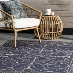 NuLOOM Chara Traditional Vines Machines Washable Indoor/Outdoor Patio Area Rug 22 NuLOOM Chara Traditional Vines Machines Washable Indoor/Outdoor Patio Area Rug -Garden & Outdoors GUEST 63e35f92 c4ca 4f0a 99a4 695b3c6cf066