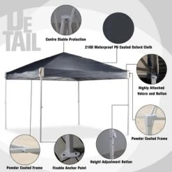 Aoodor Pop Up Canopy Tent With Removable Mesh Window Sidewalls, Portable Instant Shade Canopy With Roller Bag -Garden & Outdoors GUEST 647cfc21 b78e 4ff8 bac2 2d9b0ccc6d3b