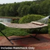 Sunnydaze Decor Sunnydaze Large Two-Person Quilted Fabric Hammock With Spreader Bars And Detachable Pillow - 450 Lb Weight Capacity - Sandy Beach -Garden & Outdoors GUEST 653aede9 438e 4c71 874c e28e78751b35