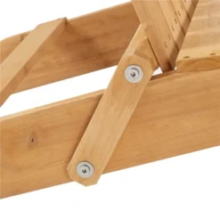 Yaheetech Folding Adirondack Chair Solid Wood Garden Chair Weather Resistant, Brown -Garden & Outdoors GUEST 66b54382 9cc3 47ac 9fa8 6b13c0af39e6