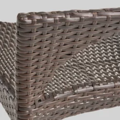 Fayette 7pc Acacia Wood And Wicker Dining Set - Brown - Christopher Knight Home -Garden & Outdoors GUEST 66dc542c 9a53 44aa 85e5 98b99fc2bf53