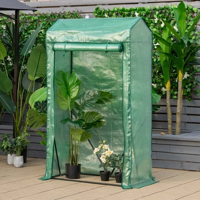 Costway 39'' X 20'' X 67'' Walk-in Garden Greenhouse Hot House Tomato Plant Warm House 3 Costway 39'' X 20'' X 67'' Walk-in Garden Greenhouse Hot House Tomato Plant Warm House