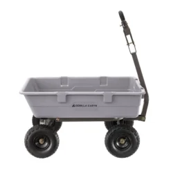 Gorilla Carts 800 Pound Capacity Heavy Duty Poly Yard Garden Steel Dump Utility Wheelbarrow Wagon Cart With 2 In 1 Towing ATV Handle, Gray 9 Gorilla Carts 800 Pound Capacity Heavy Duty Poly Yard Garden Steel Dump Utility Wheelbarrow Wagon Cart With 2 In 1 Towing ATV Handle, Gray -Garden & Outdoors GUEST 695e6548 c791 4481 9af3 2cda5bbef411