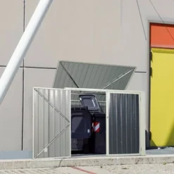 Costway 6x3FT Horizontal Storage Shed 68 Cubic Feet For Garbage Cans Tools Accessories -Garden & Outdoors GUEST 6acb4d86 2736 4180 a51f 15063f63fa96