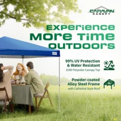 Caravan Canopy V-Series 10 X 10' 2 Straight Leg Sidewall Kit & V-Series II 10 X 10' Entry Level Angled Leg Instant Canopy For Recreational Uses -Garden & Outdoors GUEST 6b06f533 c641 4d08 8d48 d9a8cf24561b