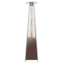 Casafield Outdoor Patio Heater With Dancing Flame And Wheels, Uses Standard 20lb LP Propane Gas Tank -Garden & Outdoors GUEST 6b87e06b e2c5 4b99 9bee ae4fdd7072d2