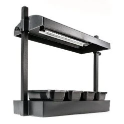 SunBlaster 1600218 T5HO Indoor Canopy Micro Grow Light Garden System With 1, 12-Inch 11-Watt 6400K Strip Light & 1 NanoTech T5 Reflector, Black -Garden & Outdoors GUEST 6c8343e7 5b89 42e5 8e7a a1aa18ea0a40