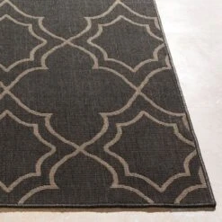 Mark & Day Liam Woven Indoor And Outdoor Area Rugs Black -Garden & Outdoors GUEST 6d36b62b a672 4761 a1e9 dd5e415331fc