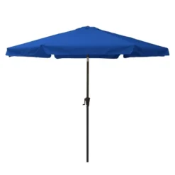 10' Tilting Market Patio Umbrella With Side Flaps - CorLiving -Garden & Outdoors GUEST 6dcbfd42 ff54 438d 8674 35a7194f2108