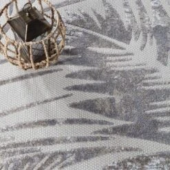 Tropical Leaves Coastal Indoor Outdoor Runner Or Area Rug By Blue Nile Mills -Garden & Outdoors GUEST 6ea0d7ec b248 466c af4b f4ac6fa22dc7