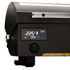 HALO Prime300 Rechargeable Electric Cordless Portable Outdoor Camping Countertop Pellet Grill With 10 Pound Hopper Capacity, Battery Not Included