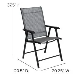 Flash Furniture Black Outdoor Folding Patio Sling Chair (2 Pack) 17 Flash Furniture Black Outdoor Folding Patio Sling Chair (2 Pack) -Garden & Outdoors GUEST 6fd18dd2 2b50 4be4 9bb2 1fd1f8bfbdda