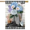 Checkered Garden Boots Spring House Flag 28 X 40 Briarwood Lane -Garden & Outdoors GUEST 7038faec 2536 43f1 9139 f9a96e995985