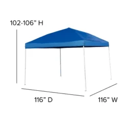 Flash Furniture 10'x10' Pop Up Event Canopy Tent With Carry Bag And Folding Bench Set - Portable Tailgate, Camping, Event Set -Garden & Outdoors GUEST 70fce4a8 4fee 4b98 9a11 04a0d9672059