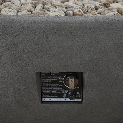 Riverside Large Oval Fire Bowl - Shale - Real Flame 5 Riverside Large Oval Fire Bowl - Shale - Real Flame - Image 3