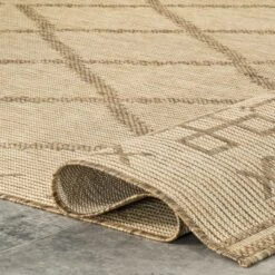 NuLOOM Candice Moroccan Geometric Trellis Indoor And Outdoor Patio Area Rug -Garden & Outdoors GUEST 738450be 85eb 4cbb b29f 2af25171b955