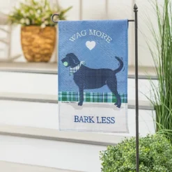 Evergreen Wag More, Bark Less Garden Burlap Flag 12.5 X 18 Inches Indoor Outdoor Decor -Garden & Outdoors GUEST 7463d5c6 094c 4f71 823a 6034735c4719