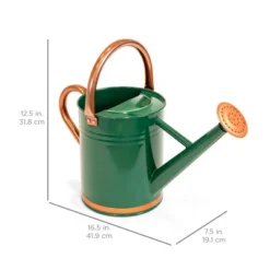 Best Choice Products 1-Gallon Galvanized Steel Watering Can For Gardening W/ O-Ring, Top Handle, Copper Accents -Garden & Outdoors GUEST 7494d74d 12a5 4187 86d2 fa5408f50cd3