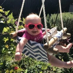 Costway Baby Canvas Hanging Swing Cotton Hammock Toy For Toddler BluePink -Garden & Outdoors GUEST 74a9c94d 83f7 4c2e 9f27 9e45160fccfc