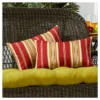 Set Of 2 Roma Stripe Outdoor Rectangle Throw Pillows - Kensington Garden -Garden & Outdoors GUEST 74e2fabb ea8f 4df1 8d6c 2fae5688de78