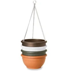 Gardener's Supply Company Self-Watering Hanging Basket, 12" Diameter - Terra Cotta