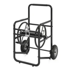 Suncast Professional Portable 200 Foot Powder-Coated Steel Hose Reel Cart With Wheels For Landscaping, Yard, Garden, & Utility Use, Black (2 Pack) -Garden & Outdoors GUEST 7595a655 af6c 4b6a 9f45 4560cc67e748