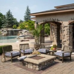 24" X 24" ProFoam Outdoor Deep Seat Bottom Cushion - Clark Blue - Arden Selections -Garden & Outdoors GUEST 77301fcb c9c7 477b 9849 431256632615