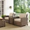 Bradenton 3pc Outdoor Wicker Seating Set With Two Chairs & Side Table Sand - Crosley 2 Bradenton 3pc Outdoor Wicker Seating Set With Two Chairs & Side Table Sand - Crosley -Garden & Outdoors GUEST 77373417 f9d3 420a 88e5 7be05ea15048