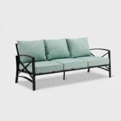 Kaplan Outdoor Metal Sofa Oil Rubbed Bronze With Cushions - Crosley -Garden & Outdoors GUEST 785a3760 94a2 4203 85b6 bc54d4264233