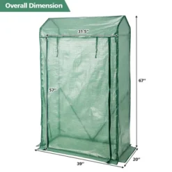 Costway 39'' X 20'' X 67'' Walk-in Garden Greenhouse Hot House Tomato Plant Warm House 14 Costway 39'' X 20'' X 67'' Walk-in Garden Greenhouse Hot House Tomato Plant Warm House -Garden & Outdoors GUEST 795390eb 359c 4c05 89e5 f0cd2d6d3402