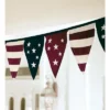 Plow & Hearth Cotton Duck Stars And Stripes Americana Pennant Bunting W/ Embroidery -Garden & Outdoors GUEST 7975589b b803 4bac 96da c27f82a85204