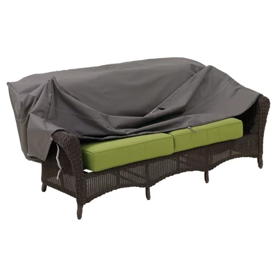 Ravenna Patio Loveseat Cover-76" X 32.5" X 33" - Dark Taupe - Classic Accessories 3 Ravenna Patio Loveseat Cover-76" X 32.5" X 33" - Dark Taupe - Classic Accessories