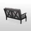 Braxton Outdoor Deep Seating Loveseat With Cushion Black/Gray - POLYWOOD 1 Braxton Outdoor Deep Seating Loveseat With Cushion Black/Gray - POLYWOOD -Garden & Outdoors GUEST 79ec9c04 45d1 42a0 8dd1 3dd47dd55704