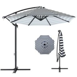 Best Choice Products 10ft Offset Hanging Outdoor Market Patio Umbrella W/ Easy Tilt Adjustment -Garden & Outdoors GUEST 79f77fe1 210a 4d51 a4bc 8fe0c94a570f