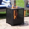 Sunnydaze Decor Sunnydaze Outdoor Camping Or Backyard Steel Square Grelha Fire Pit With Grilling Grate - 16" - Black 1 Sunnydaze Decor Sunnydaze Outdoor Camping Or Backyard Steel Square Grelha Fire Pit With Grilling Grate - 16" - Black -Garden & Outdoors GUEST 7b8885d7 3493 4b92 a922 6ca127521ce0