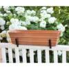 ACHLA Designs 22" Wide Rectangular Galvanized Steel Planter Box With Rail Brackets Copper Plated -Garden & Outdoors GUEST 7ba9e456 4b62 4d2e bdd8 9723bf4bc394