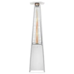 Casafield Outdoor Patio Heater With Dancing Flame And Wheels, Uses Standard 20lb LP Propane Gas Tank -Garden & Outdoors GUEST 7cfeb262 5df2 464f 92f4 507ec8ab3409