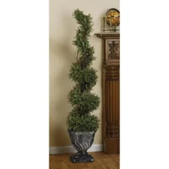 Design Toscano Spiral Topiary Tree Collection: Large
