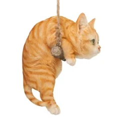 Design Toscano Orange Tabby Kitty On A Perch Hanging Cat Sculpture - Multicolored -Garden & Outdoors GUEST 7f26b59f 9535 48fe b31e 056dde5b4620