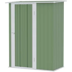 Outsunny 5' X 3' Metal Garden Storage Shed Tool House With Lockable Door For Backyard, Patio, Lawn -Garden & Outdoors GUEST 804af7b4 48a7 4c82 add9 5a57fc940112
