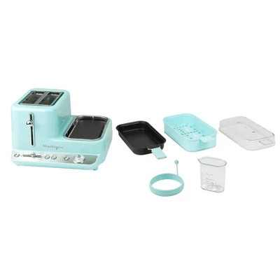 Nostalgia Electrics 3-in-1 Griddle Aqua 7 Nostalgia Electrics 3-in-1 Griddle Aqua - Image 5