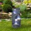 Northlight 32.25" Black And Gray Lighted Three-tier Outdoor Garden Water Fountain 1 Northlight 32.25" Black And Gray Lighted Three-tier Outdoor Garden Water Fountain -Garden & Outdoors GUEST 82772cbe 74b6 4cc9 ba23 2b0abfe4a139