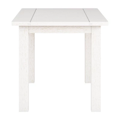 Outdoor Coffee Table - Whitewash - CorLiving 7 Outdoor Coffee Table - Whitewash - CorLiving - Image 5