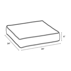 24" X 24" ProFoam Outdoor Deep Seat Bottom Cushion - Clark Blue - Arden Selections -Garden & Outdoors GUEST 8303de58 daee 41ce b659 d3529c5d66cb