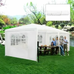 Costway Outdoor 10'x20' Canopy Tent Heavy Duty Wedding Party Sidewalls Window Carry Bag -Garden & Outdoors GUEST 831c9c9e 383a 4f8b a1e2 ea6ea1074cfa